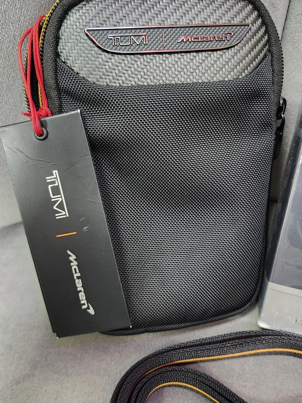 👑TUMI x McLaren Crossbody Pouch w AWAKEN Perfume 3.4oz🔥